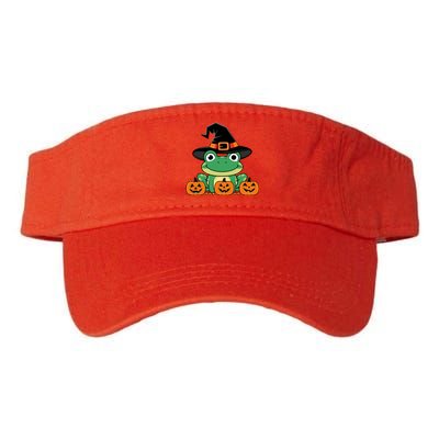 Funny Frog Halloween Costume Cute Valucap Bio-Washed Visor