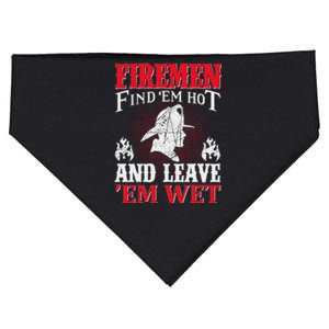 Firemen Find'em Hot And Leave'em Wet USA-Made Doggie Bandana