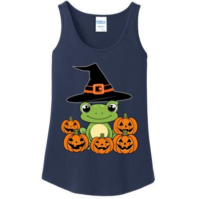 Funny Frog Halloween Costume Cute Design Ladies Essential Tank