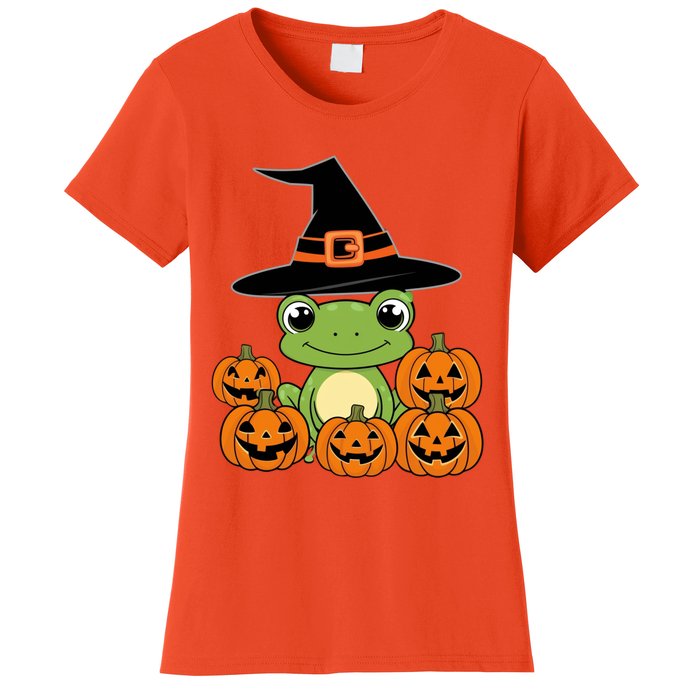 Funny Frog Halloween Costume Cute Design Women's T-Shirt