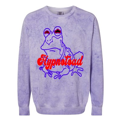 Funny Frog Hypnotoad Football Coach Colorblast Crewneck Sweatshirt