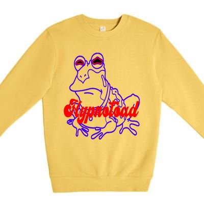 Funny Frog Hypnotoad Football Coach Premium Crewneck Sweatshirt