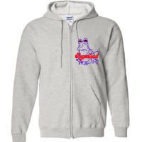 Funny Frog Hypnotoad Football Coach Full Zip Hoodie