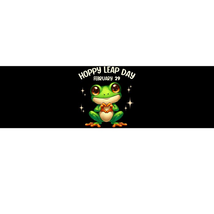 Funny Frog Hoppy Leap Day February 29 Hoppy Leap Day Bumper Sticker