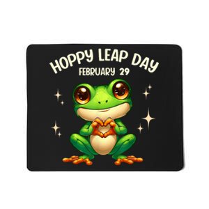 Funny Frog Hoppy Leap Day February 29 Hoppy Leap Day Mousepad