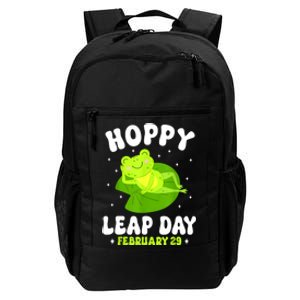 Funny Frog Hoppy Leap Day February 29 Birthday Leap Year Daily Commute Backpack