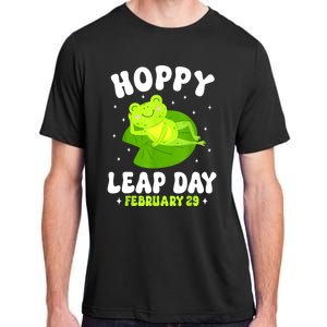 Funny Frog Hoppy Leap Day February 29 Birthday Leap Year Adult ChromaSoft Performance T-Shirt