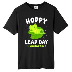 Funny Frog Hoppy Leap Day February 29 Birthday Leap Year Tall Fusion ChromaSoft Performance T-Shirt