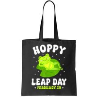 Funny Frog Hoppy Leap Day February 29 Birthday Leap Year Tote Bag