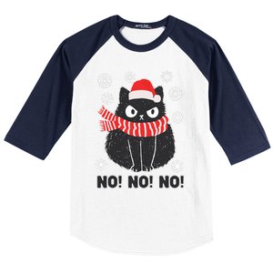 Festive Feline Holiday Costume Baseball Sleeve Shirt