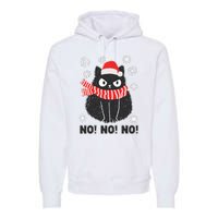 Festive Feline Holiday Costume Premium Hoodie