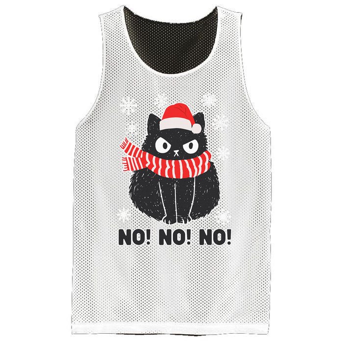 Festive Feline Holiday Costume Mesh Reversible Basketball Jersey Tank