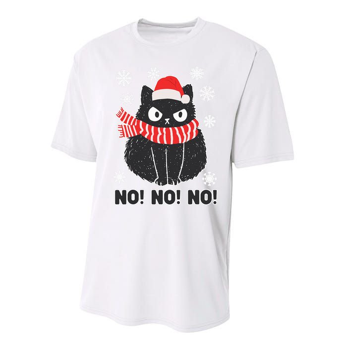 Festive Feline Holiday Costume Performance Sprint T-Shirt