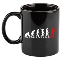 Fire Fighter Hero Rescue Cool Firefighter Evolution Great Gift 11oz C Handle Ceramic Mug