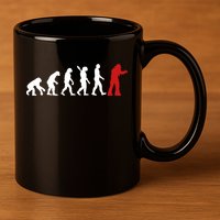 Fire Fighter Hero Rescue Cool Firefighter Evolution Great Gift 11oz C Handle Ceramic Mug