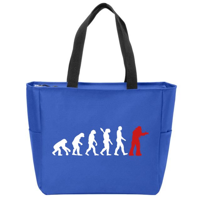 Fire Fighter Hero Rescue Cool Firefighter Evolution Great Gift Zip Tote Bag