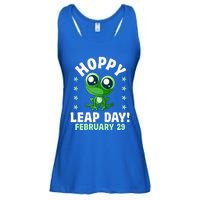 Funny Frog Hoppy Leap Day February 29 Birthday Leap Year Ladies Essential Flowy Tank