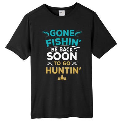 Funny Fishing Hunter Hunting Fisherman Gift Tall Fusion ChromaSoft Performance T-Shirt