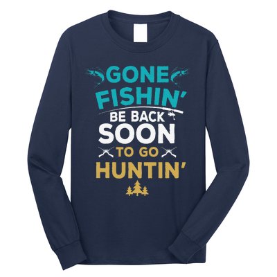 Funny Fishing Hunter Hunting Fisherman Gift Long Sleeve Shirt