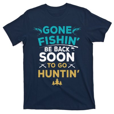 Funny Fishing Hunter Hunting Fisherman Gift T-Shirt