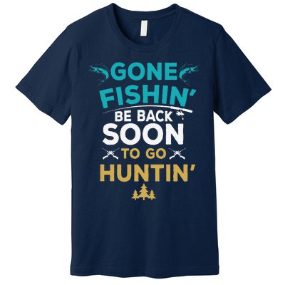 Funny Fishing Hunter Hunting Fisherman Gift Premium T-Shirt