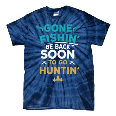 Funny Fishing Hunter Hunting Fisherman Gift Tie-Dye T-Shirt