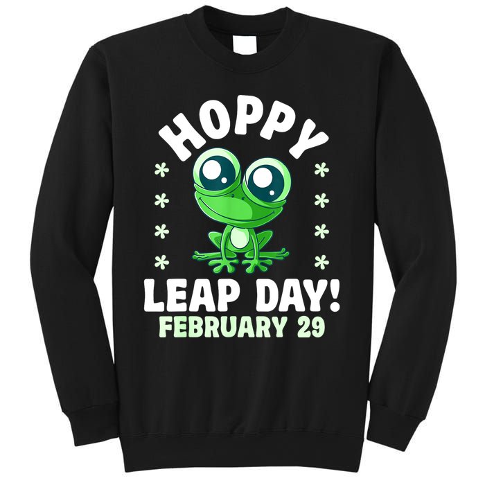 Funny Frog Hoppy Leap Day February 29 Birthday Leap Year Sweatshirt