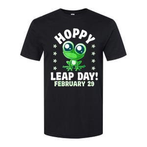 Funny Frog Hoppy Leap Day February 29 Birthday Leap Year Softstyle CVC T-Shirt