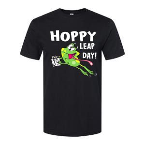 Funny Frog Hoppy Leap Day February 29 Leap Year Birthday Softstyle CVC T-Shirt