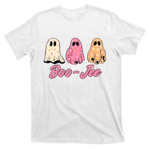 Funny Fall Halloween Ghost Boujee Boo Jee Spooky Season Cute T-Shirt