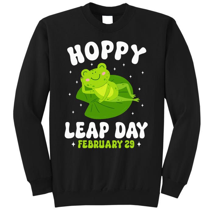 Funny Frog Hoppy Leap Day February 29 Birthday Leap Year Sweatshirt