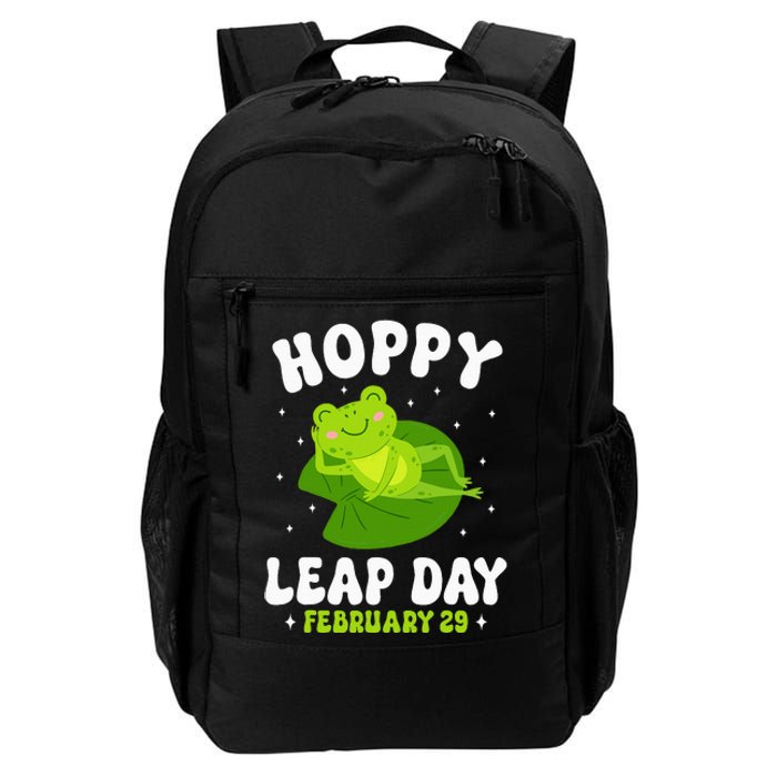 Funny Frog Hoppy Leap Day February 29 Birthday Leap Year Daily Commute Backpack