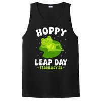 Funny Frog Hoppy Leap Day February 29 Birthday Leap Year PosiCharge Competitor Tank