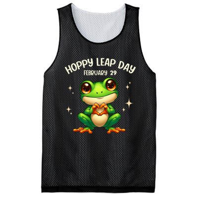 Funny Frog Hoppy Leap Day February 29 Hoppy Leap Day Mesh Reversible Basketball Jersey Tank