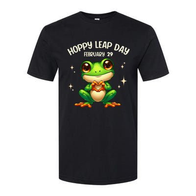 Funny Frog Hoppy Leap Day February 29 Hoppy Leap Day Softstyle CVC T-Shirt