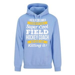 Funny Field Hockey Coach Gift Appreciation Thank You Gift Unisex Surf Hoodie