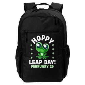 Funny Frog Hoppy Leap Day February 29 Birthday Leap Year Daily Commute Backpack