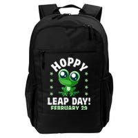 Funny Frog Hoppy Leap Day February 29 Birthday Leap Year Daily Commute Backpack