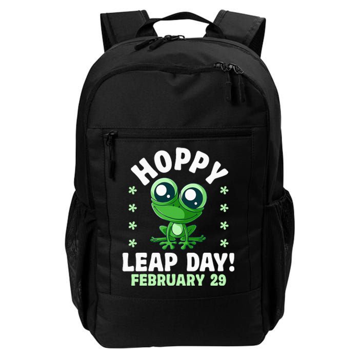 Funny Frog Hoppy Leap Day February 29 Birthday Leap Year Daily Commute Backpack