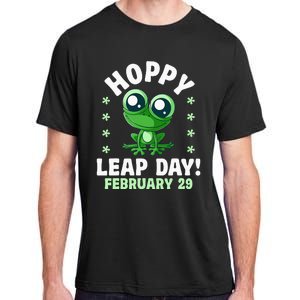 Funny Frog Hoppy Leap Day February 29 Birthday Leap Year Adult ChromaSoft Performance T-Shirt