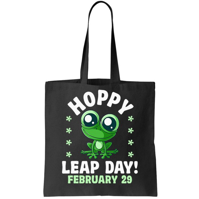 Funny Frog Hoppy Leap Day February 29 Birthday Leap Year Tote Bag