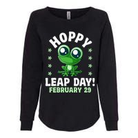 Funny Frog Hoppy Leap Day February 29 Birthday Leap Year Womens California Wash Sweatshirt