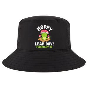 Funny Frog Hoppy Leap Day February 29 Birthday Leap Year Cool Comfort Performance Bucket Hat