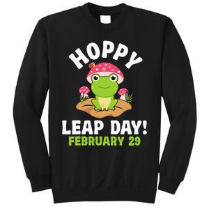 Funny Frog Hoppy Leap Day February 29 Birthday Leap Year Sweatshirt