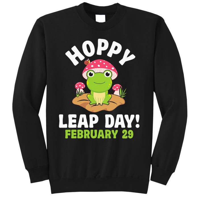 Funny Frog Hoppy Leap Day February 29 Birthday Leap Year Sweatshirt