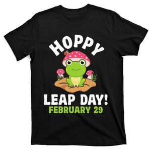 Funny Frog Hoppy Leap Day February 29 Birthday Leap Year T-Shirt