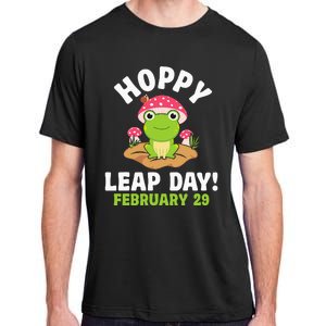 Funny Frog Hoppy Leap Day February 29 Birthday Leap Year Adult ChromaSoft Performance T-Shirt