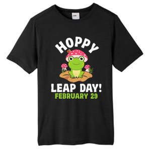 Funny Frog Hoppy Leap Day February 29 Birthday Leap Year Tall Fusion ChromaSoft Performance T-Shirt