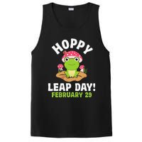 Funny Frog Hoppy Leap Day February 29 Birthday Leap Year PosiCharge Competitor Tank