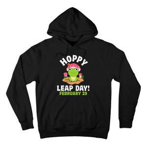 Funny Frog Hoppy Leap Day February 29 Birthday Leap Year Tall Hoodie